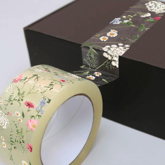 Tape with flowers on - Embacollage