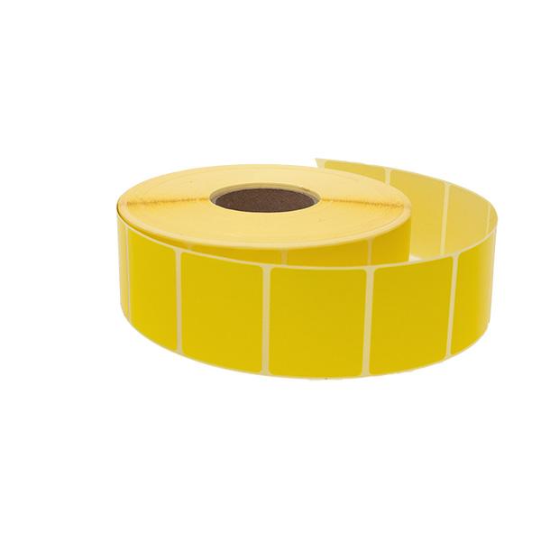 Etichette termiche gialle 40x32mm 2.000pz