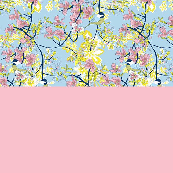 Carta regalo 3653 Summer Birds 55 cm x 100 m