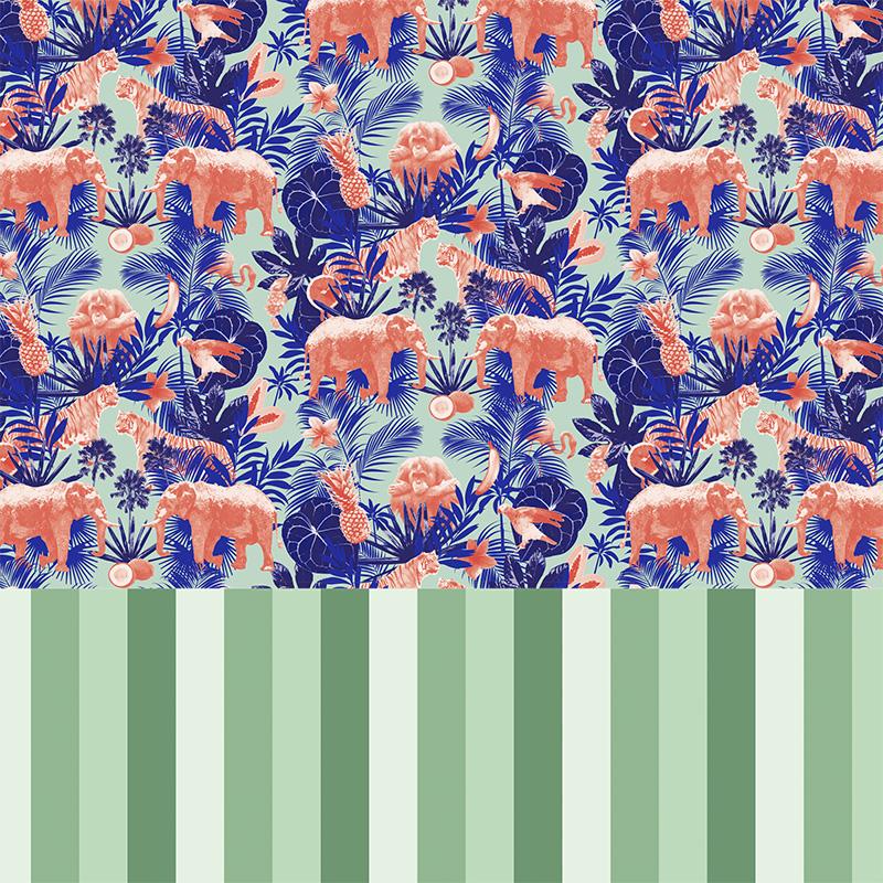 Carta regalo 3657 Jungle life 55 cm x 100 m