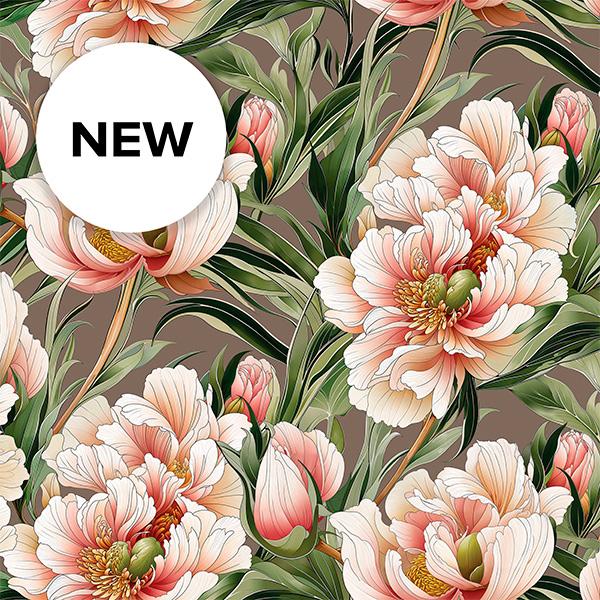 Carta regalo 3695 Autumn Peony, 55cm x 100 m