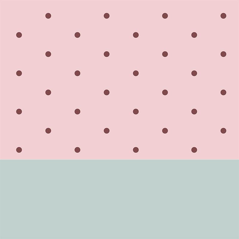 Carta da regalo 3718 Polka Dot Coffee Cream 55 cm