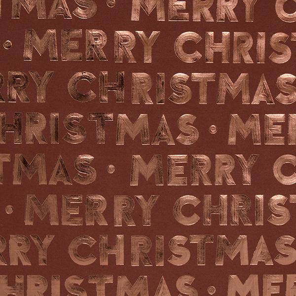 Carta regalo 6295 Brown Merry Christmas