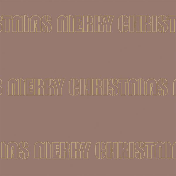 Carta regalo 6414 Pink Merry Christmas  55 cm x 120m