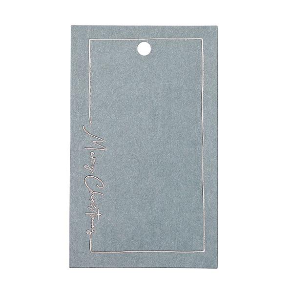 To & From Cartellino Christmas Greetingscard grey, 90 pezzi