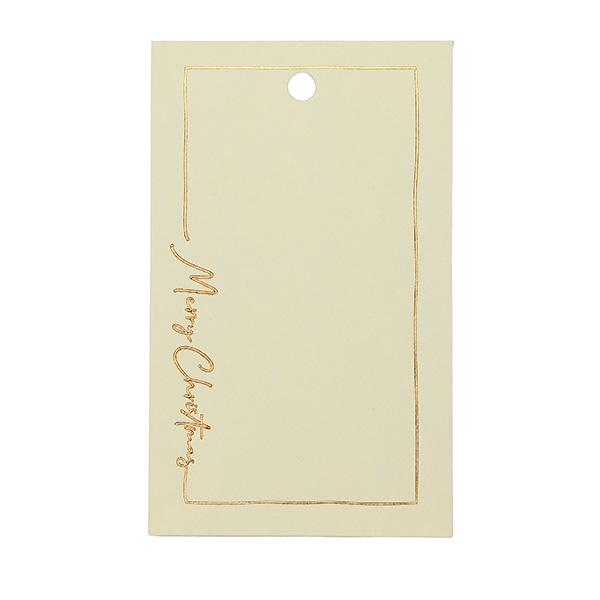 To & From Cartellino Christmas Greetingscard crema, 90 pezzi