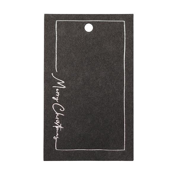 To & From Cartellino Christmas Greetingscard nero, 90 pezzi
