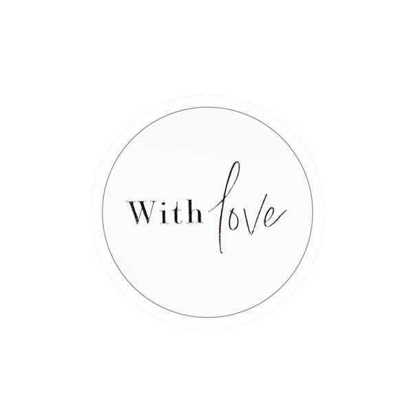With love sticker 250 pezzi / rotolo