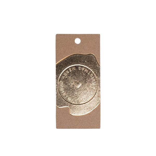 Hangtag Brown Kraft Stemple 90 pz