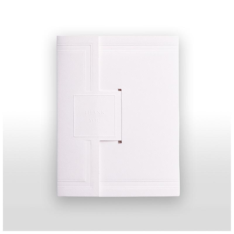 Porta scontrino / buono regalo bianco 10x13 cm