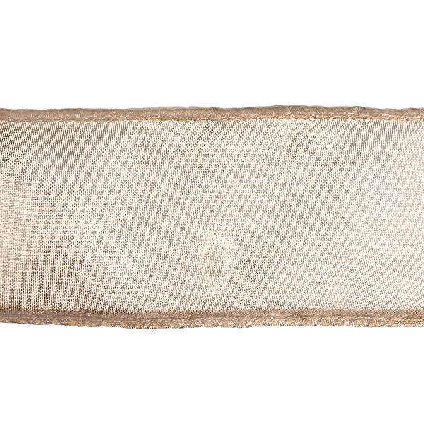 Nastro in organza Champagne 40mm x 45 M