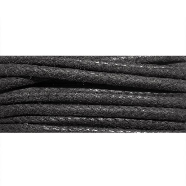 Nastro in cotone cerato 2mmX100mt nero