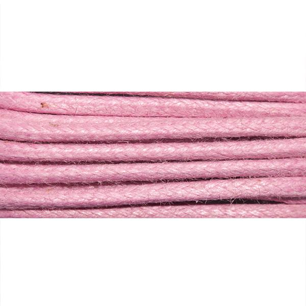 Nastro in cotone cerato 2mmX100mt rosa