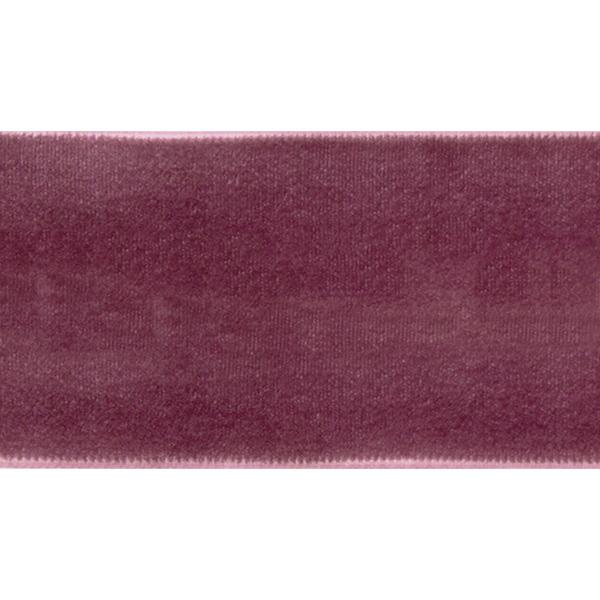 Nastro in velluto 15mm Rouge Dusty- 90mt