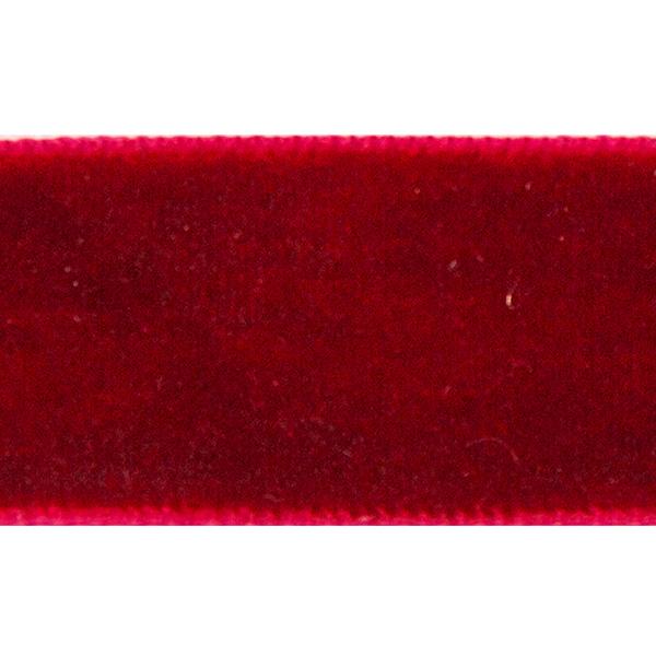 Nastro in velluto 15mm Rosso 90mt