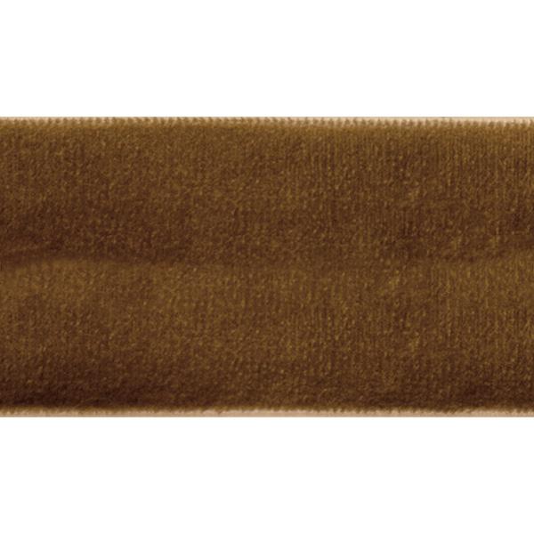 Nastro in velluto 6mm Golden Brown -90mt