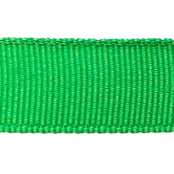 Ribbet bånd 15mm x 90m Green