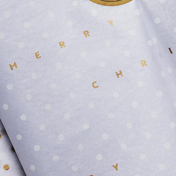 Carta velina White DOT Merry Christmas 50x75cm