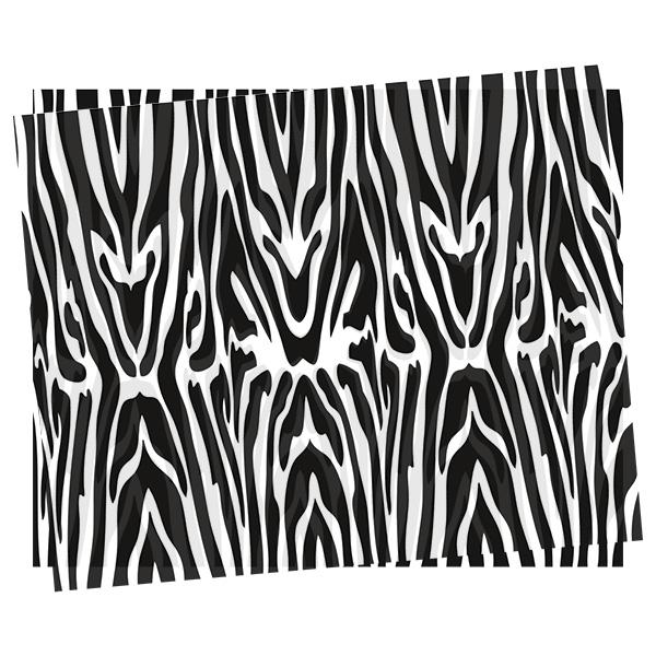 Velina stampa zebra nera 50x75