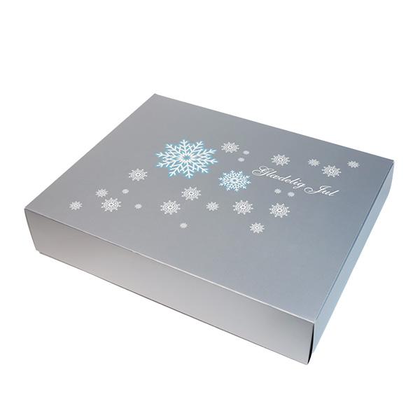 Confezione regalo Argento con fiocchi di neve