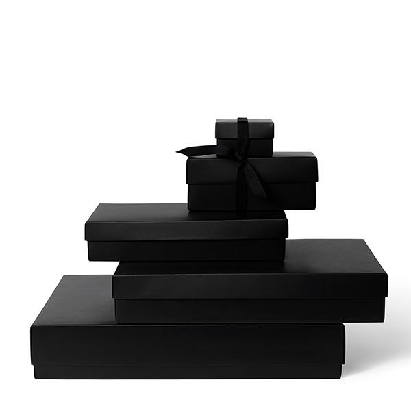 Scatola reg. base/coperchio NERO 27x39x7