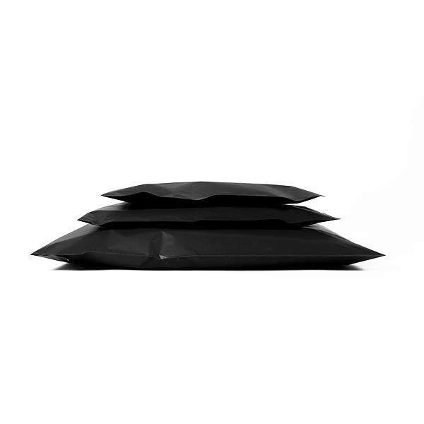 Sacchetto regalo nero opaco metallic 25x40cm