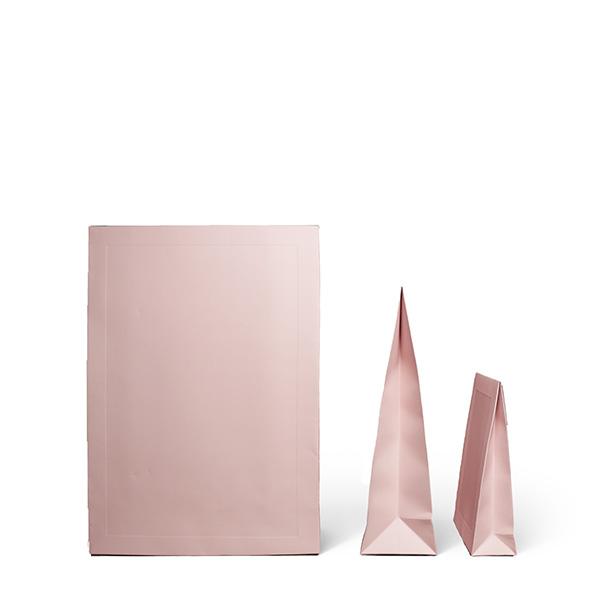 Busta regalo Dusty Rose con cornice 160x60x230+60mm