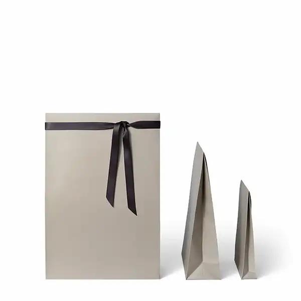 Scatola regalo grigio warm 29x12x42 cm