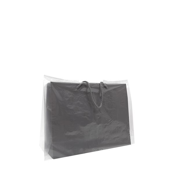 Coperture in plastica per sacchetto di carta Piccole 24x12x19cm. 100 pz