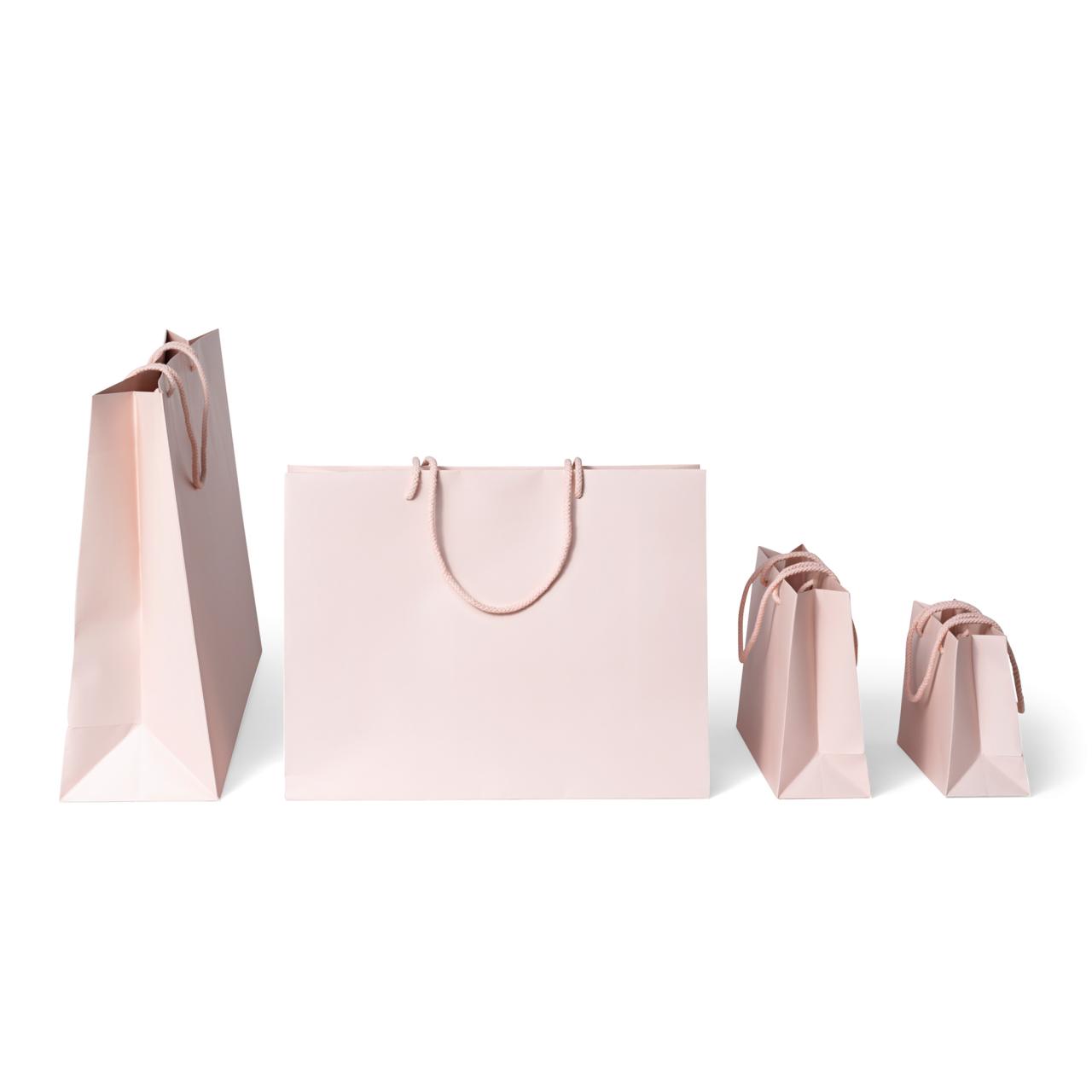 Luxury bag rosa opaco 40x13x31