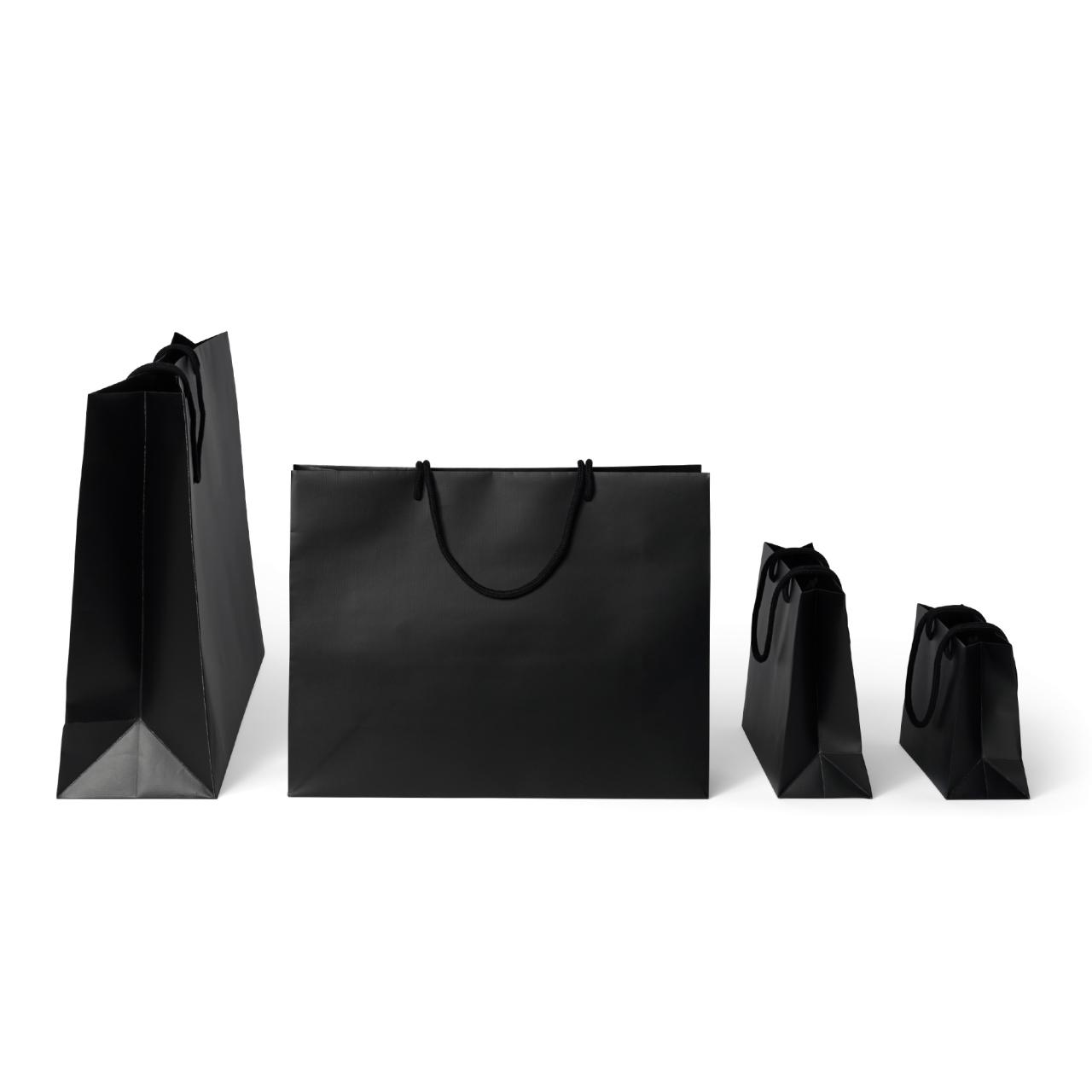 Luxury bag nero opaco 20x8x15