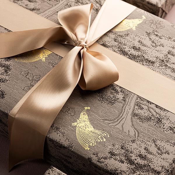 Nastro satin 50mmX45mt tan