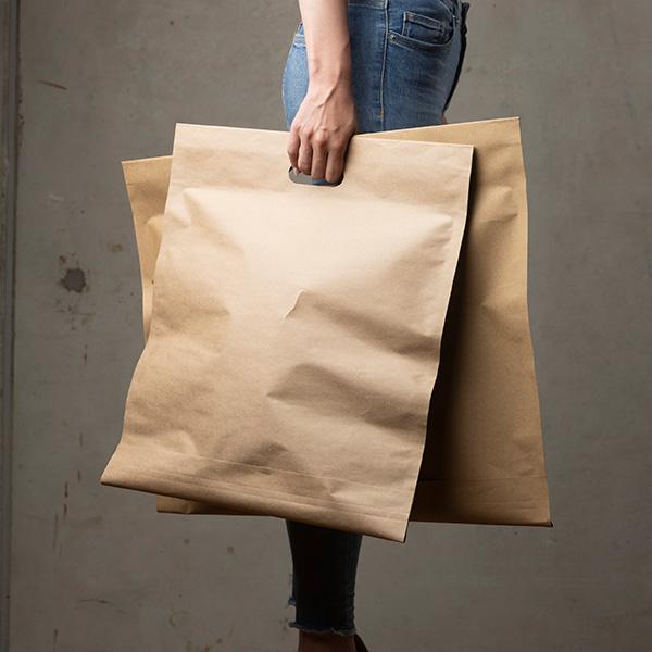 Borsa da spedizione 35x32 cm Marrone FSC