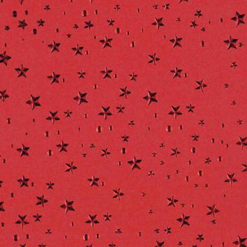 Carta regalo di Natsle Little stars red 55cm x 100 M