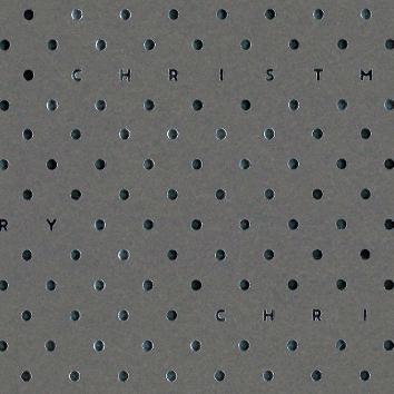 Carta regalo di Natale 6506 Dot Merry Christmas Dark Grey 55cm x 100M