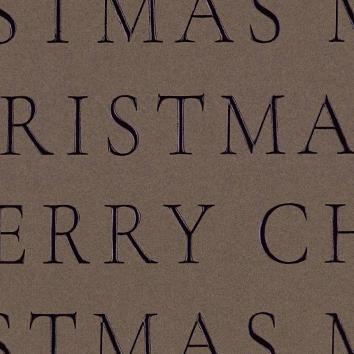 Carta regalo di Natale 6516 Slender Merry Christimas Coffee 55cmx100M