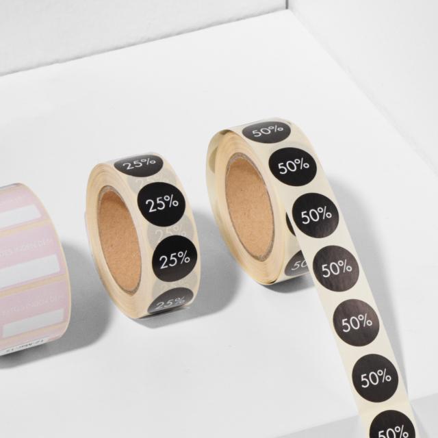 Etichette con sconto
